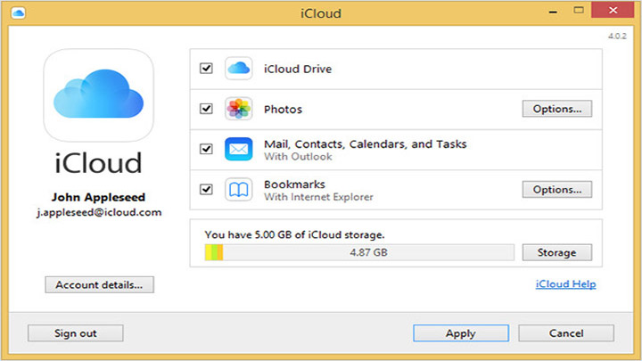 icloud drive windows 10 download