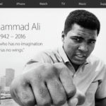 Apple uctil památku Muhammada Ali